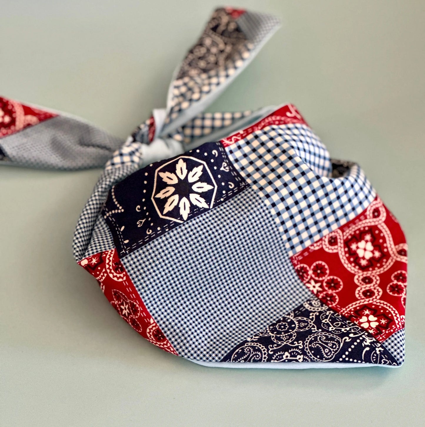 Patchwork Dog Bandana - FurvanaWell