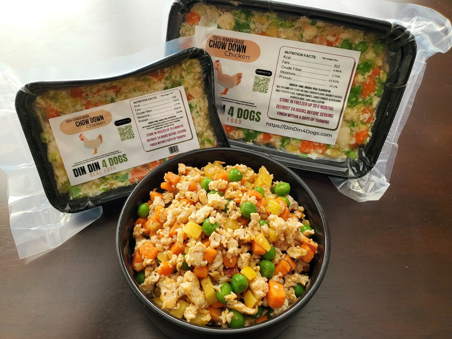 Chicken and Turkey Combo - case includes 24, 8oz meals - FurvanaWell