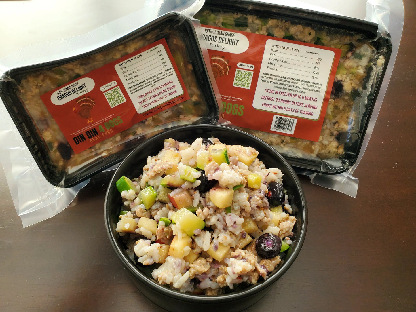 Chicken and Turkey Combo - case includes 24, 8oz meals - FurvanaWell
