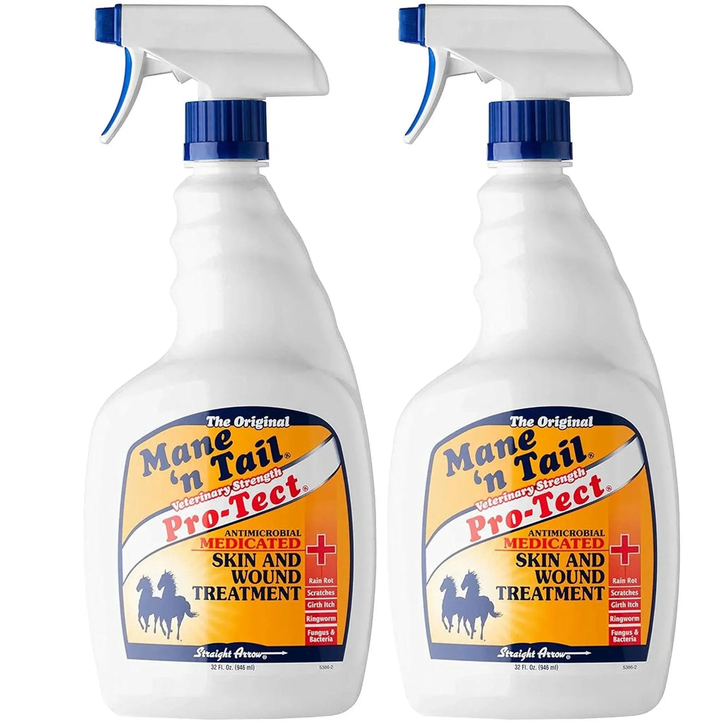 Mane 'n Tail Pro-Tect Antimicrobial Medicated Skin & Wound Treatment Spray for Horses