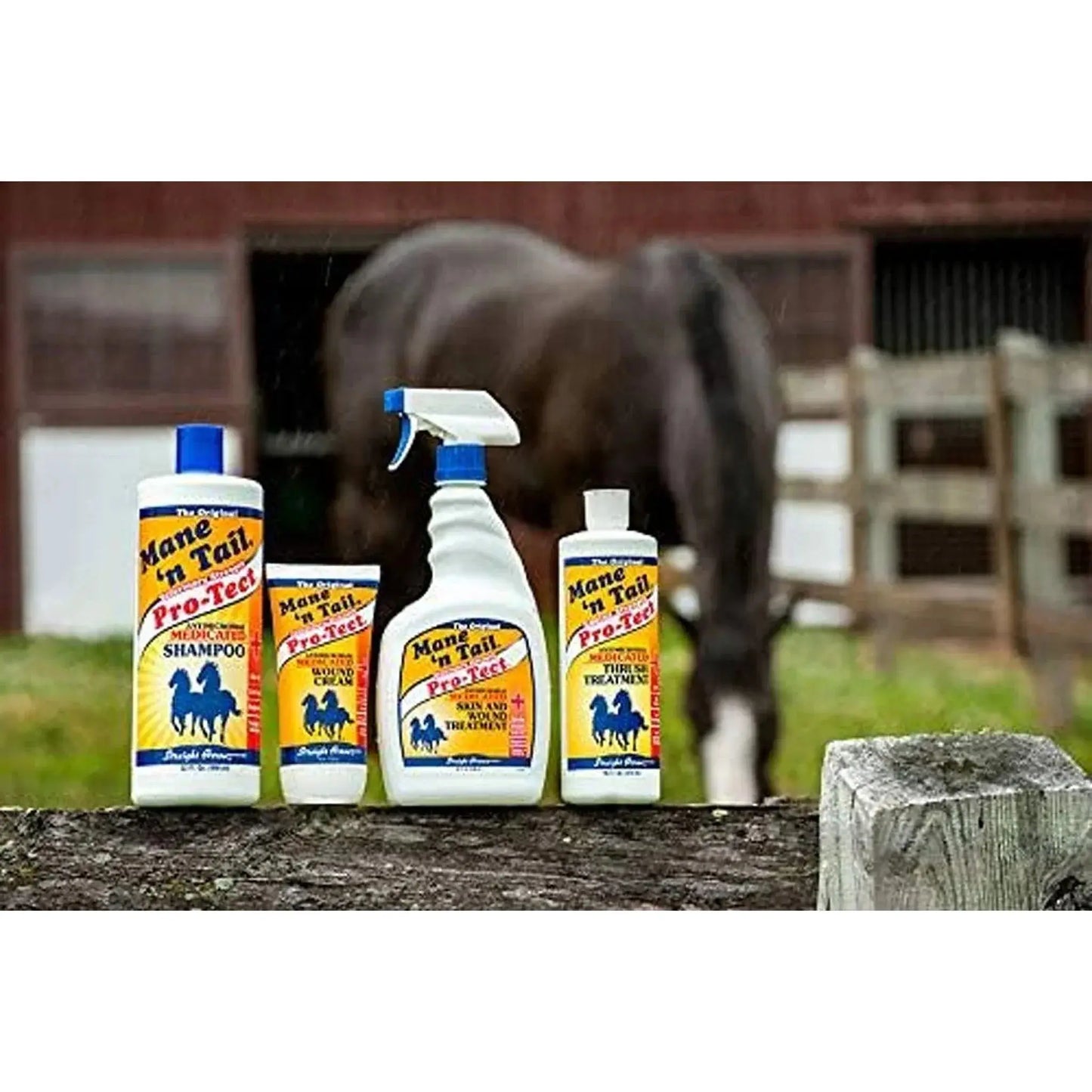 Mane 'n Tail Pro-Tect Antimicrobial Medicated Skin & Wound Treatment Spray for Horses