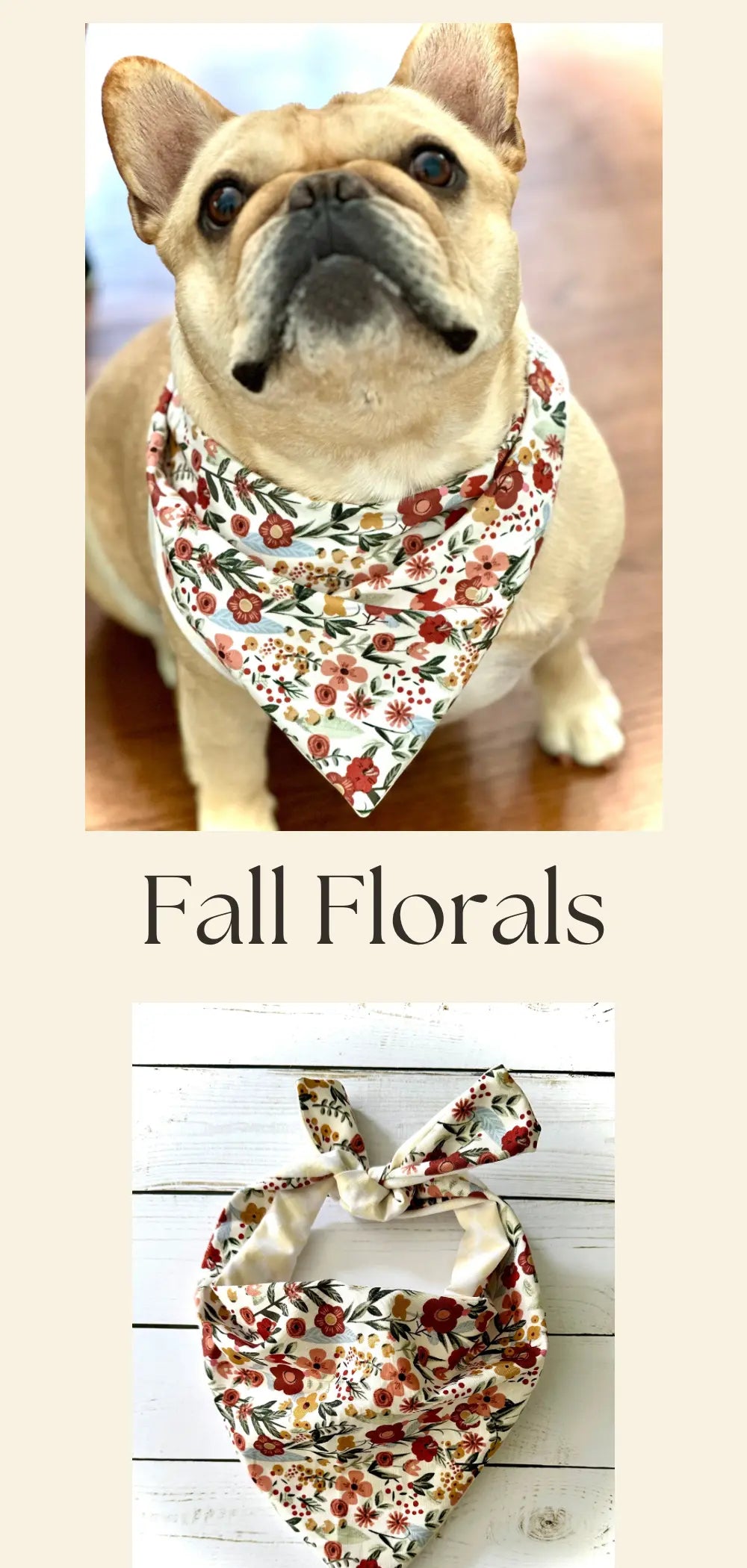 Floral Dog Bandana - FurvanaWell