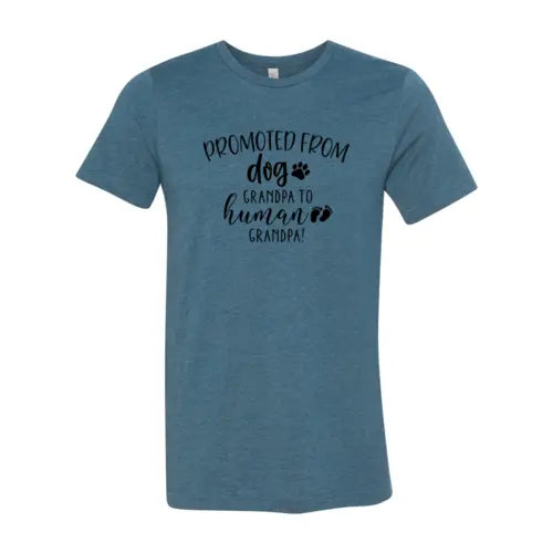 Promoted From Dog Grandpa to Human Grandpa T-Shirt
