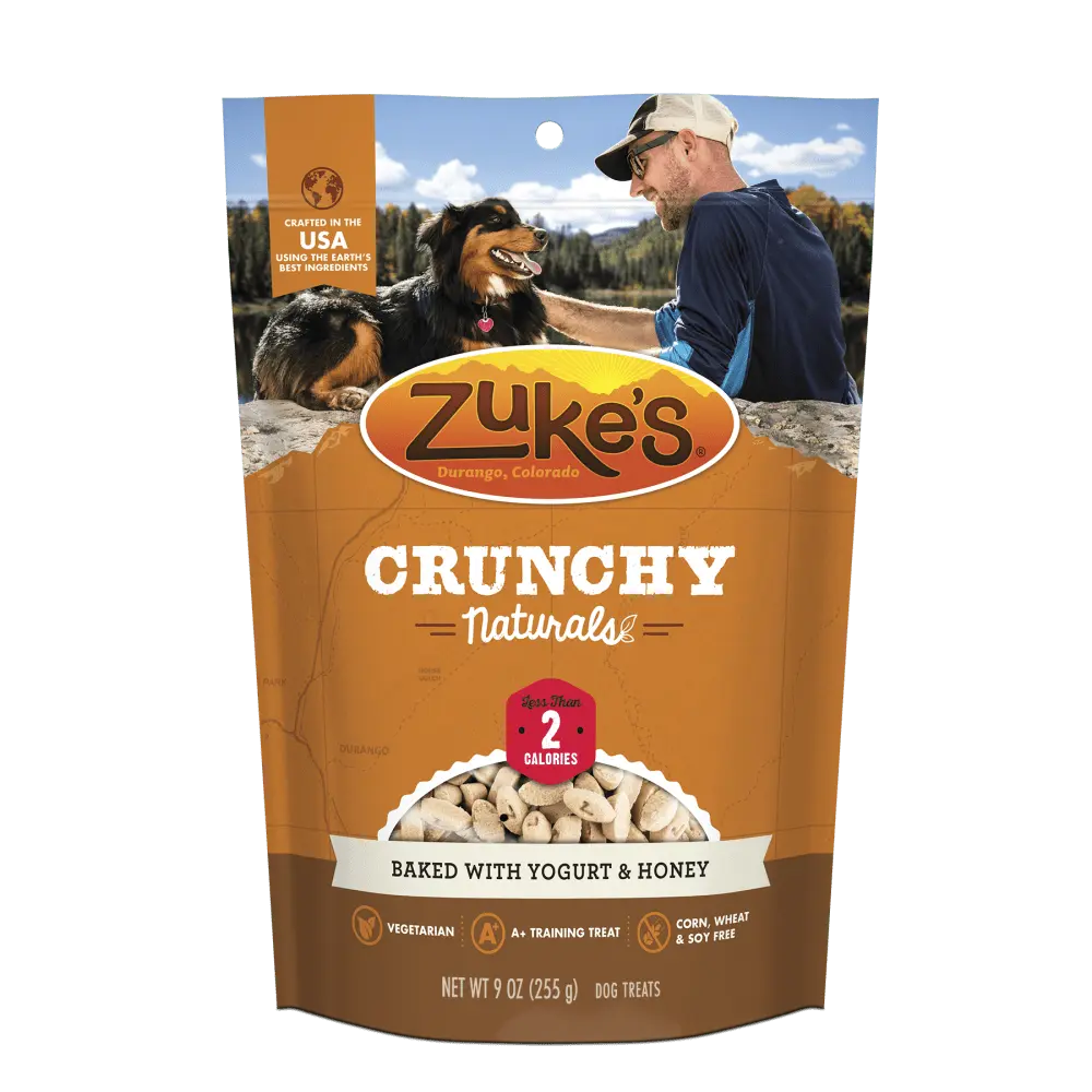 Zukes Crunchy Naturals Baked with Yogurt and Honey 2s Dog Treats