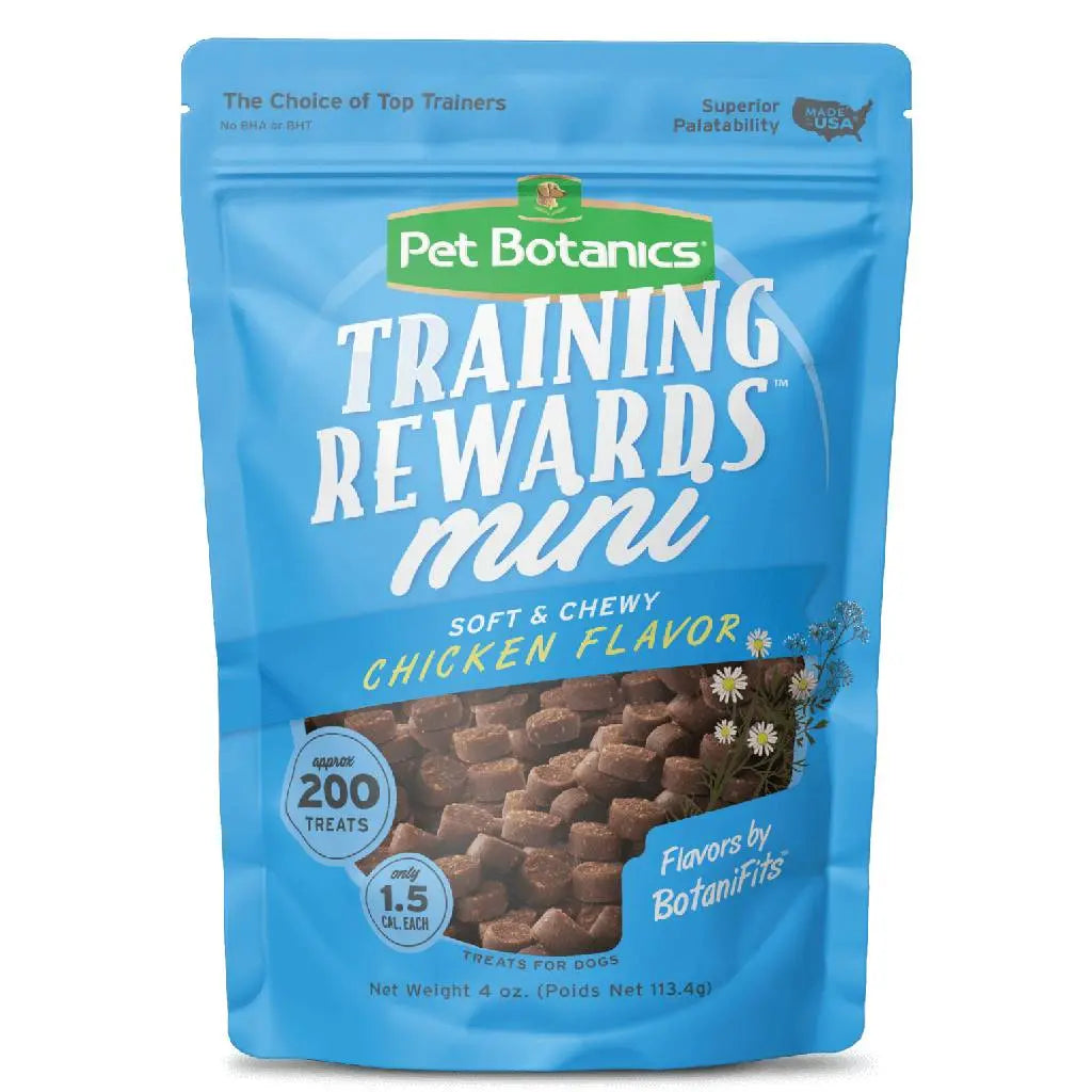 Pet Botanics Training Rewards Mini Soft & Chewy Chicken Flavor Dog Treats (4 oz)