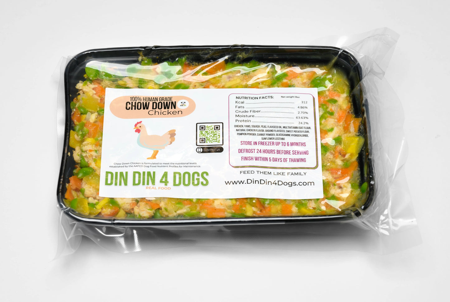 Chicken and Turkey Combo - case includes 24, 8oz meals - FurvanaWell
