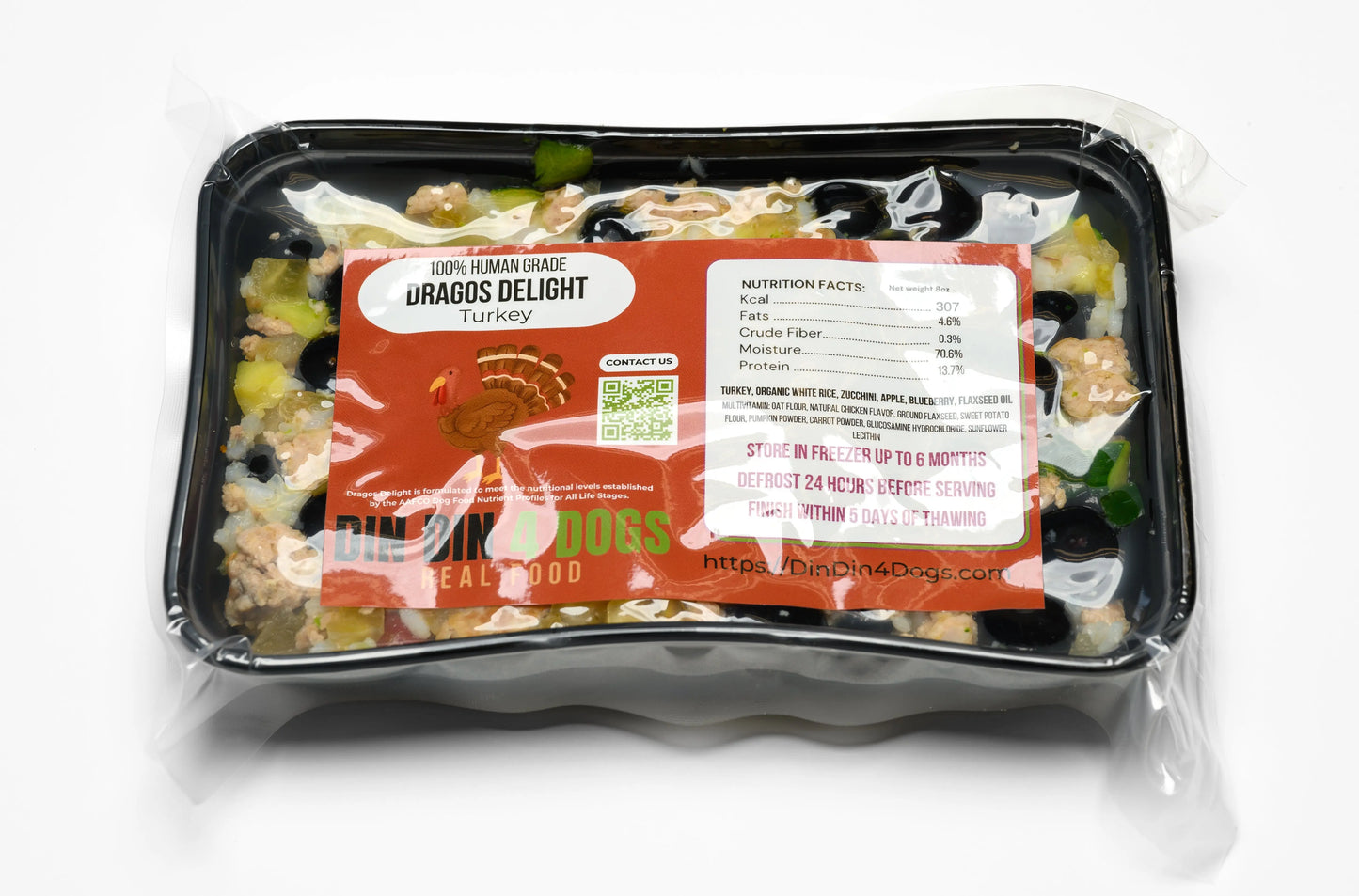 Chicken and Turkey Combo - case includes 24, 8oz meals - FurvanaWell