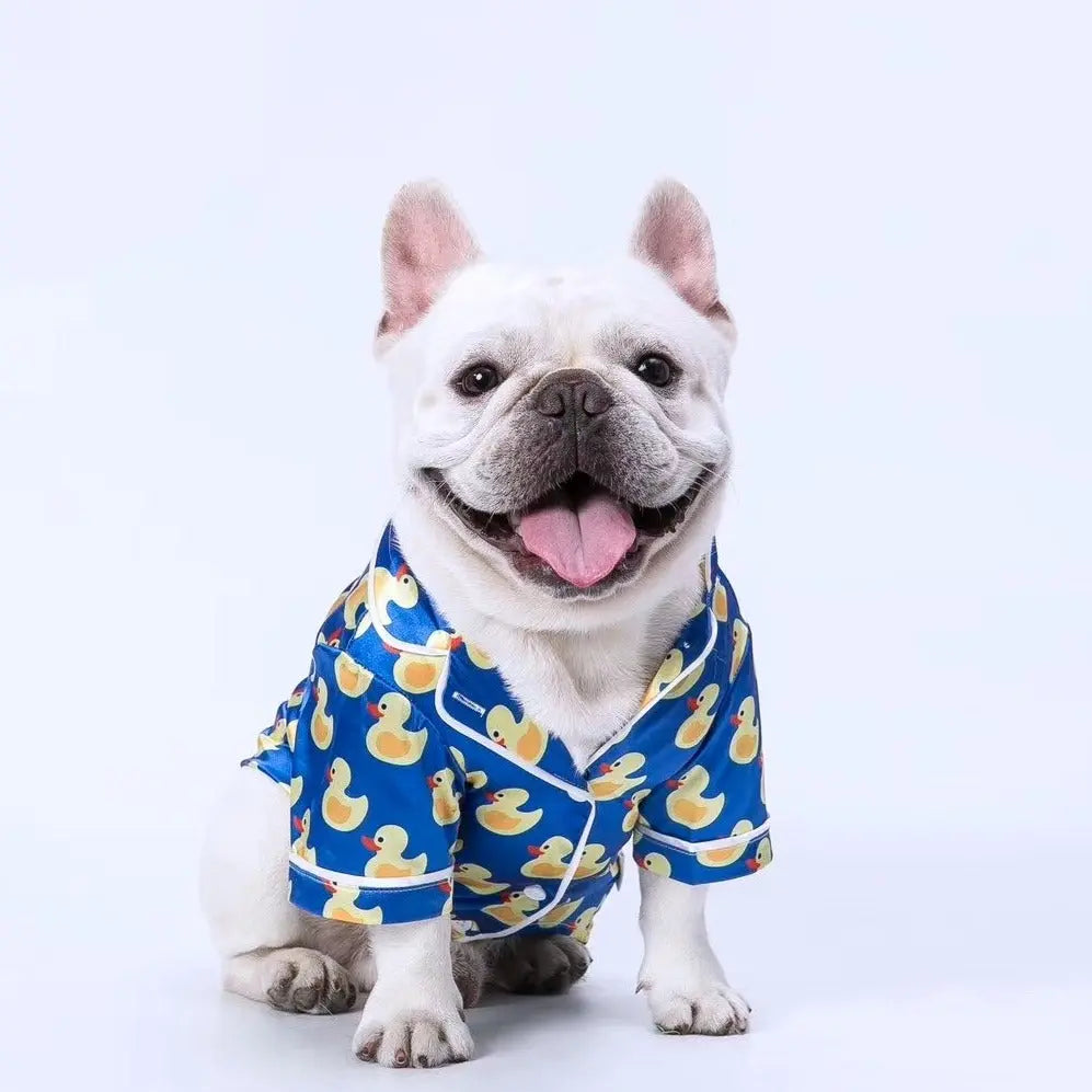 Pet Silk Duck Pajamas