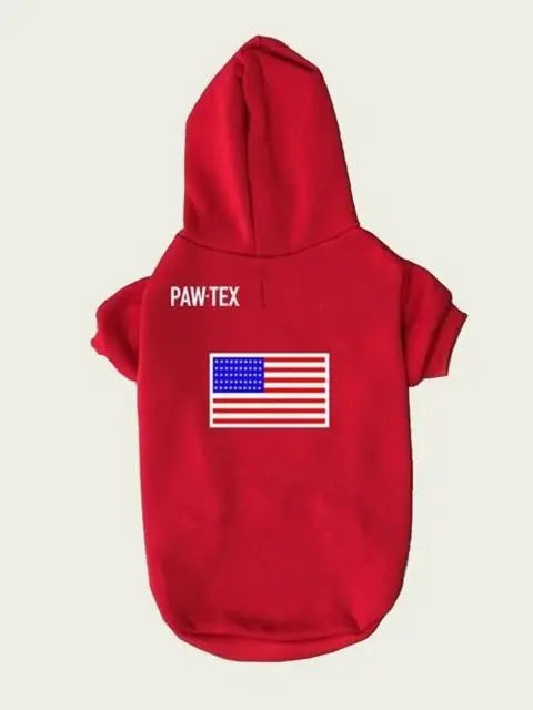 Sport Retro Hoodies Pet Clothes S-XXL
