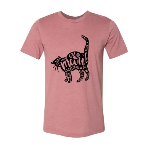 Cat And Words T-Shirt