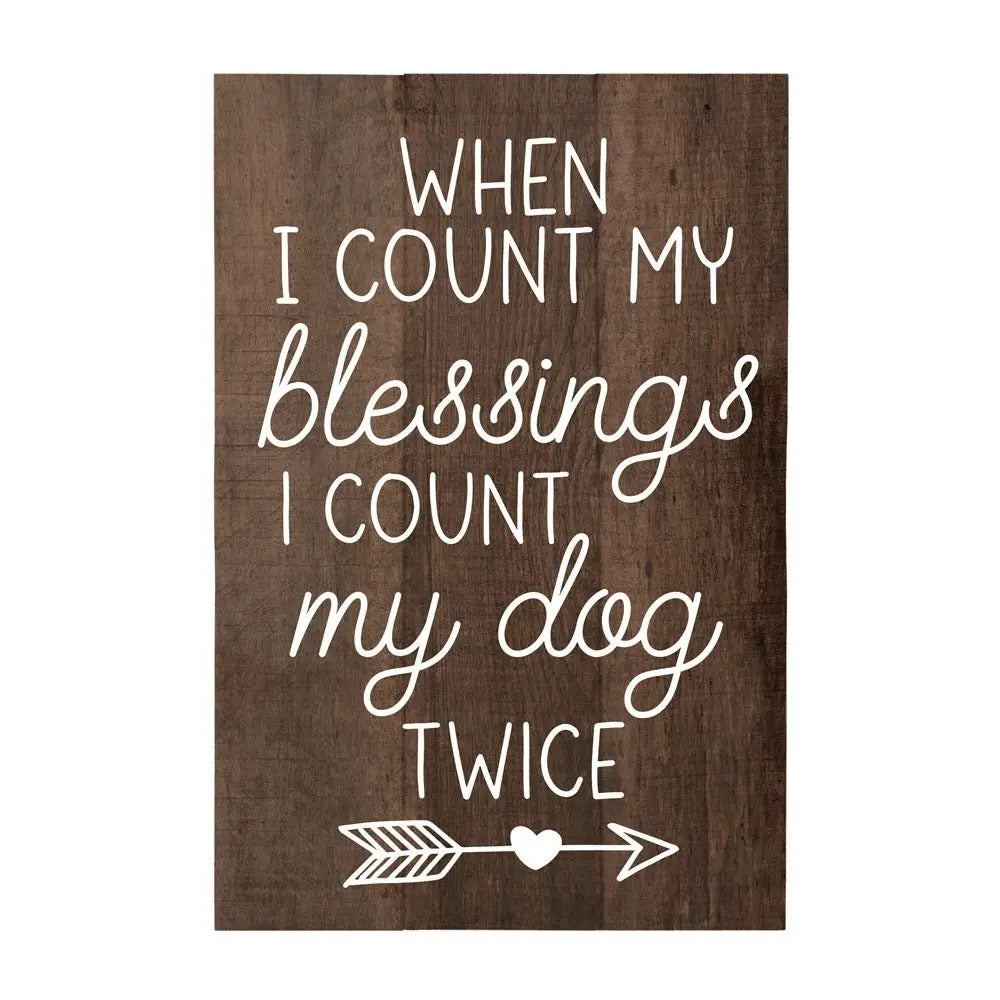 Pallet dog saying