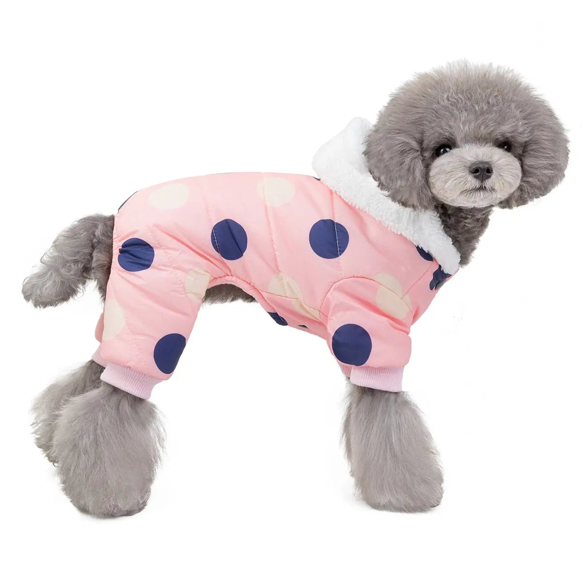Big Polka Dot Snowsuit Jumpsuit Furr Baby Gifts