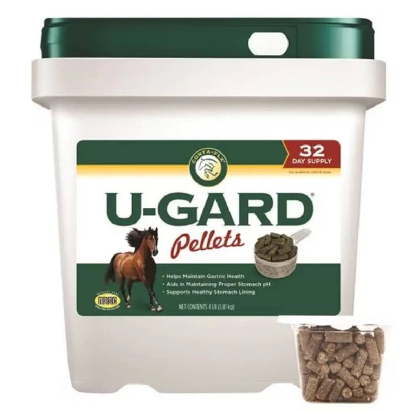 U-Gard Gastric Support Pellets for Horses (4 lb, 32 days)
