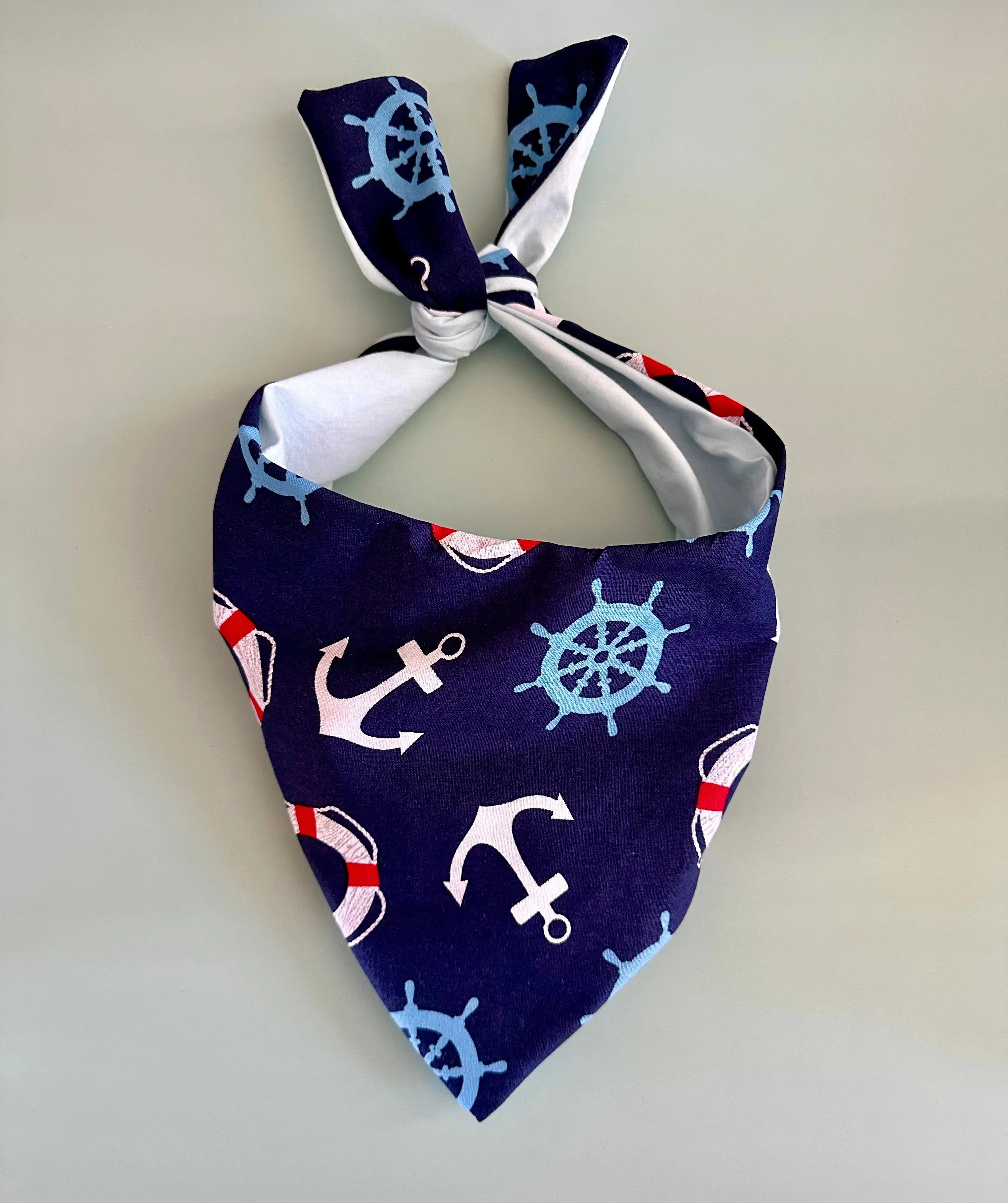 Nautical Dog Bandana New Arrivals - FurvanaWell