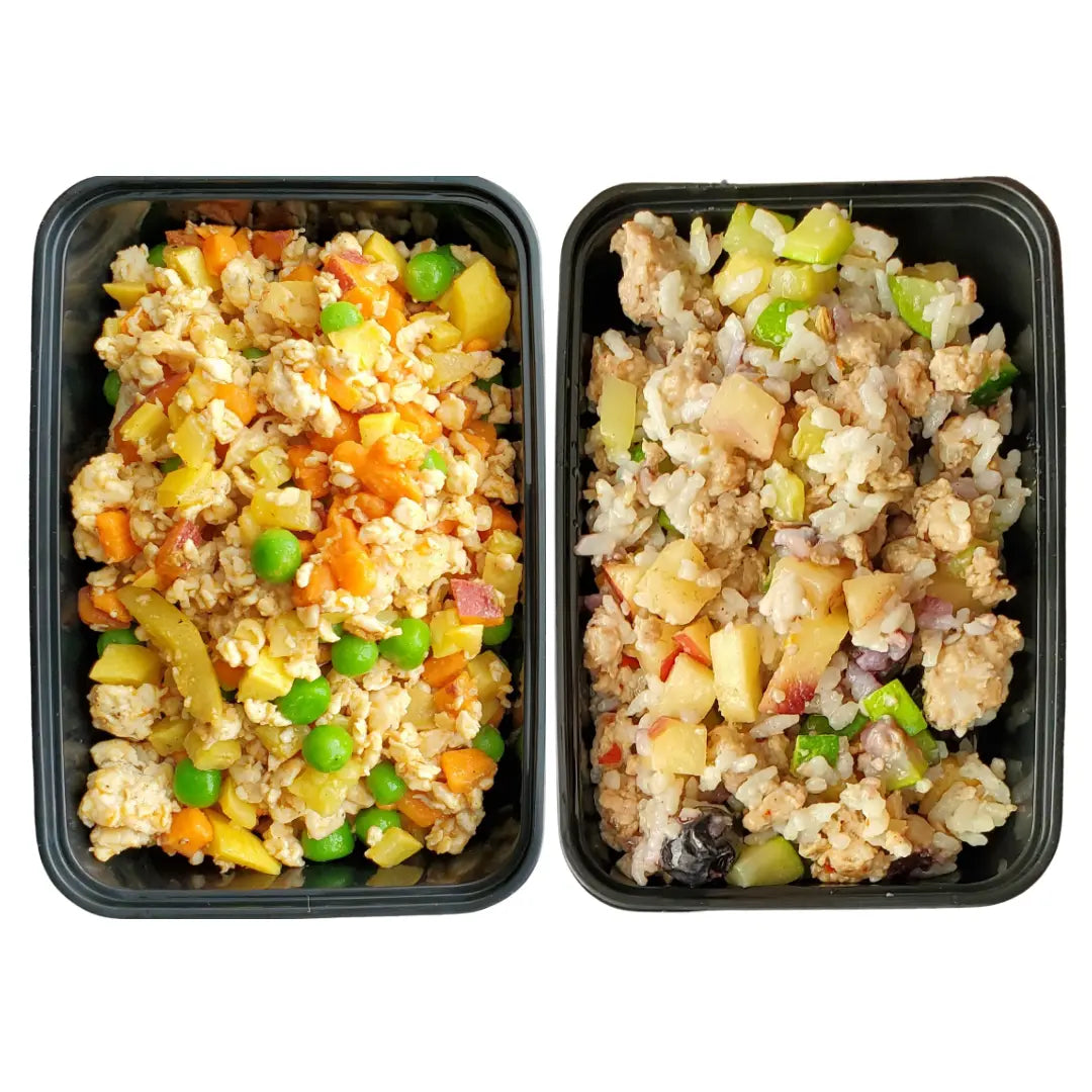 Chicken and Turkey  Combo - case includes 24, 8oz meals - FurvanaWell