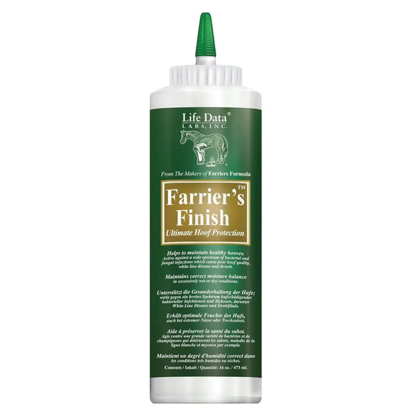 Life Data Farrier's Finish Hoof Disinfectant & Conditioner For Horses (16 oz)
