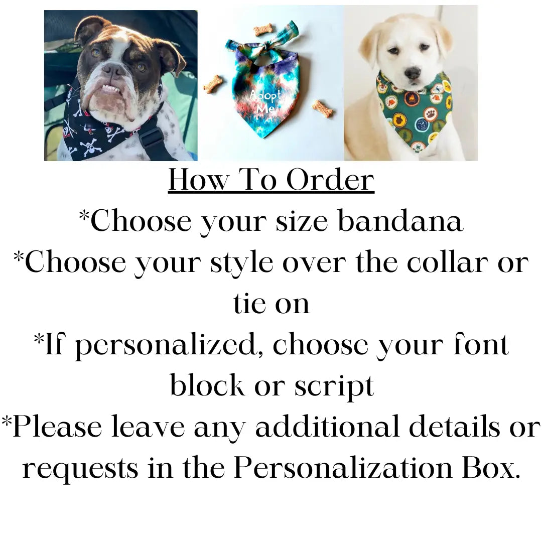 Starfish Dog Bandana - FurvanaWell