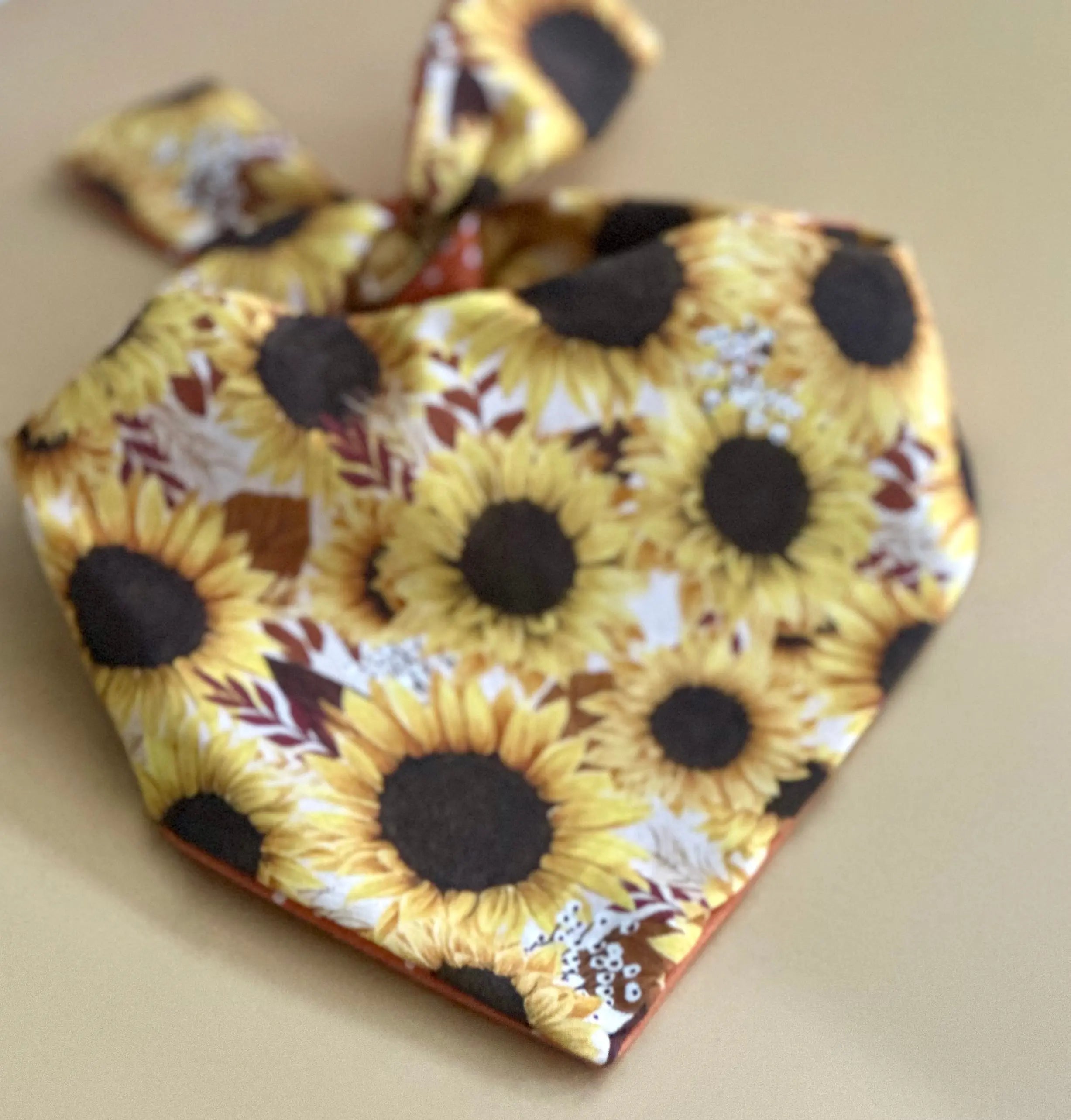 Sunflower Dog Bandana - FurvanaWell