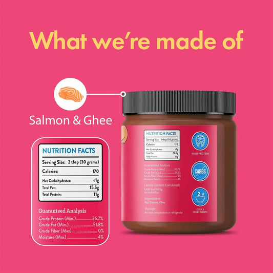 FurvanaWell Salmon and Ghee Meat Spread | NEW 12oz Jar - FurvanaWell