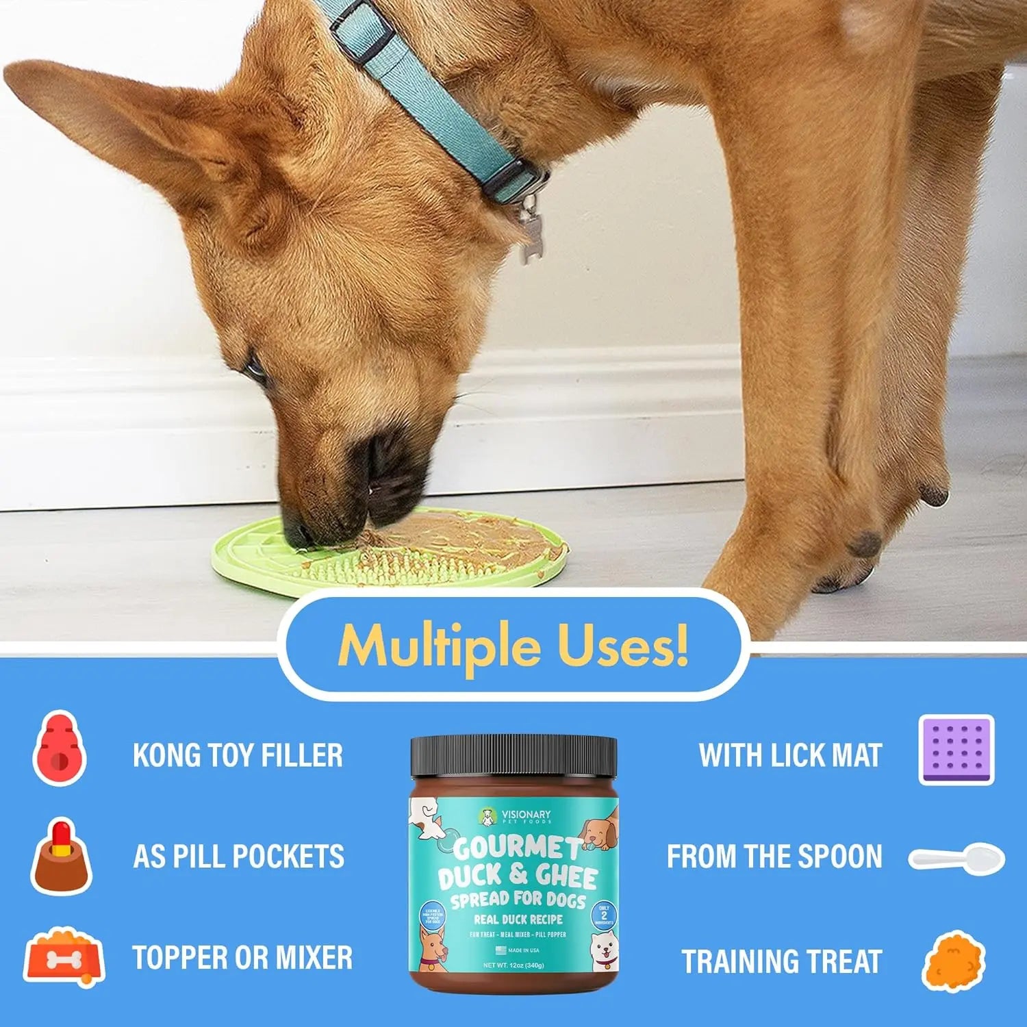 FurvanaWell Duck and Ghee Meat Spread | NEW 12oz Jar - FurvanaWell
