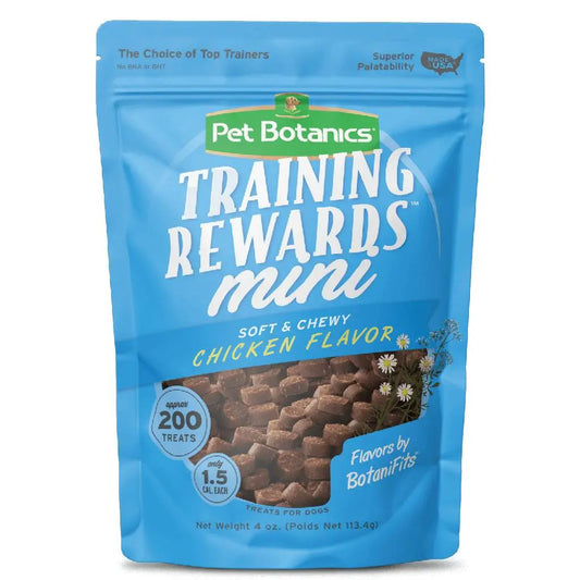 Pet Botanics Training Rewards Mini Soft & Chewy Chicken Flavor Dog Treats (4 oz)
