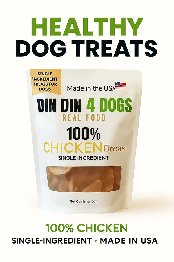 Chicken Treats Dog Treats, 5 Ounce Bag, Single Ingredient, High Protein - FurvanaWell