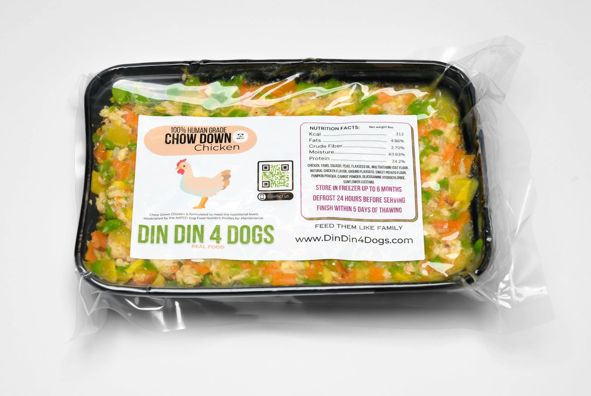 Chicken and Turkey  Combo - case includes 24, 8oz meals - FurvanaWell