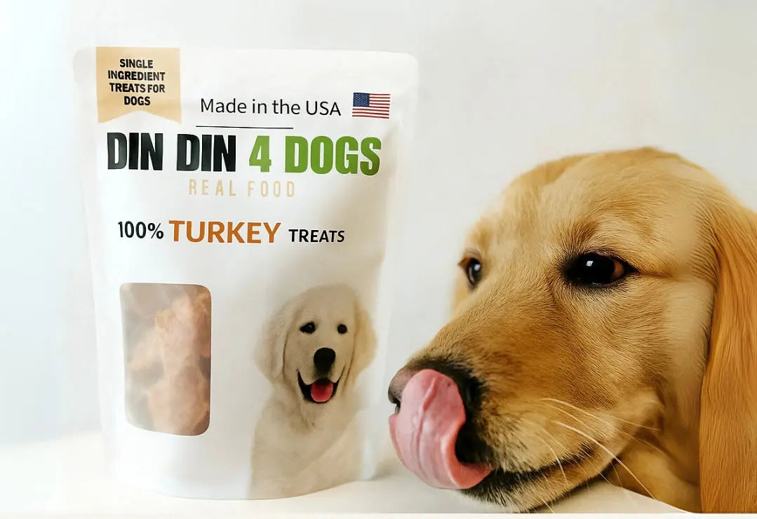 100% Turkey Dog Treats, 5 Ounce Bag, Single Ingredient, High Protein - FurvanaWell