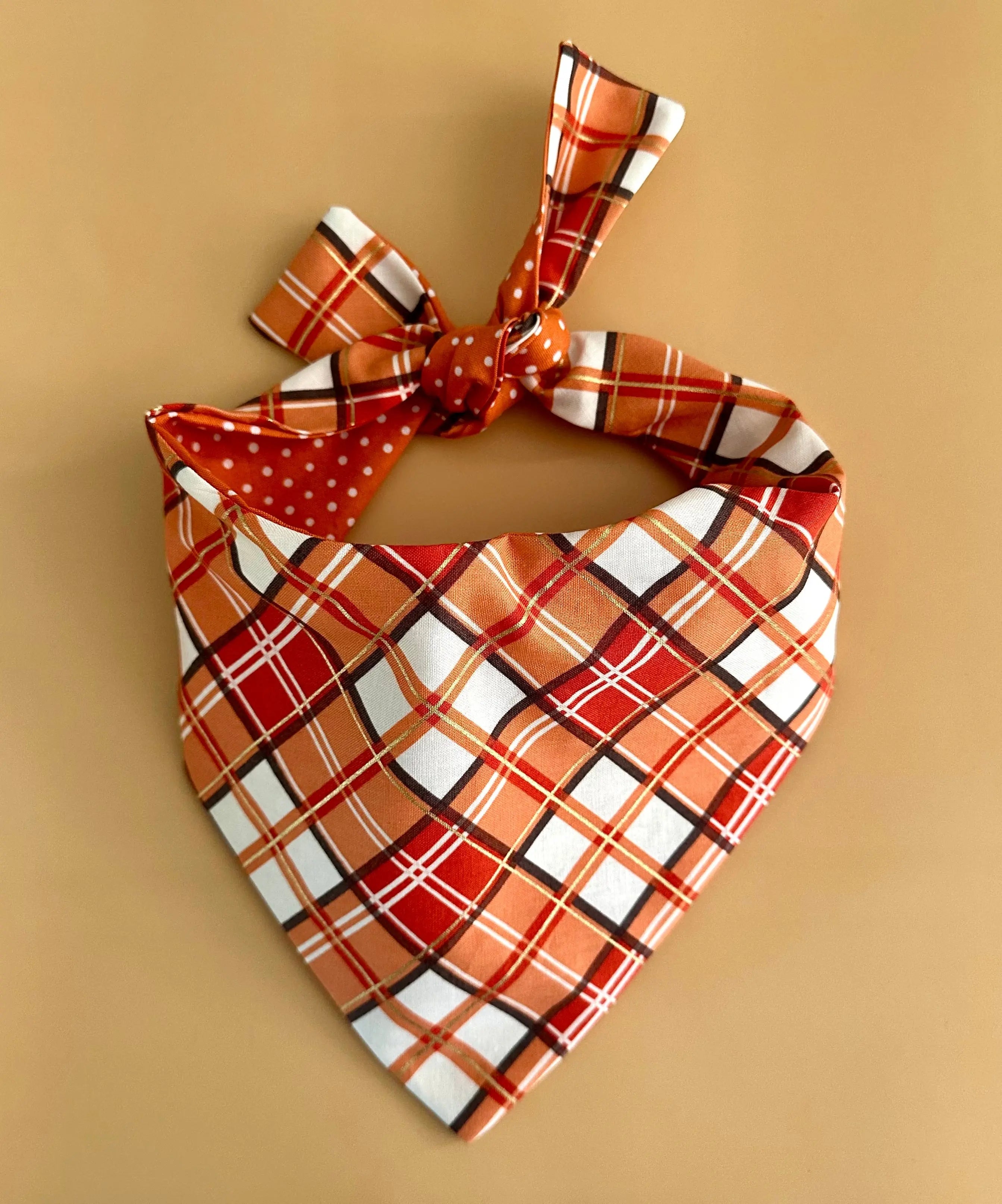 Plaid Dog Bandana - FurvanaWell