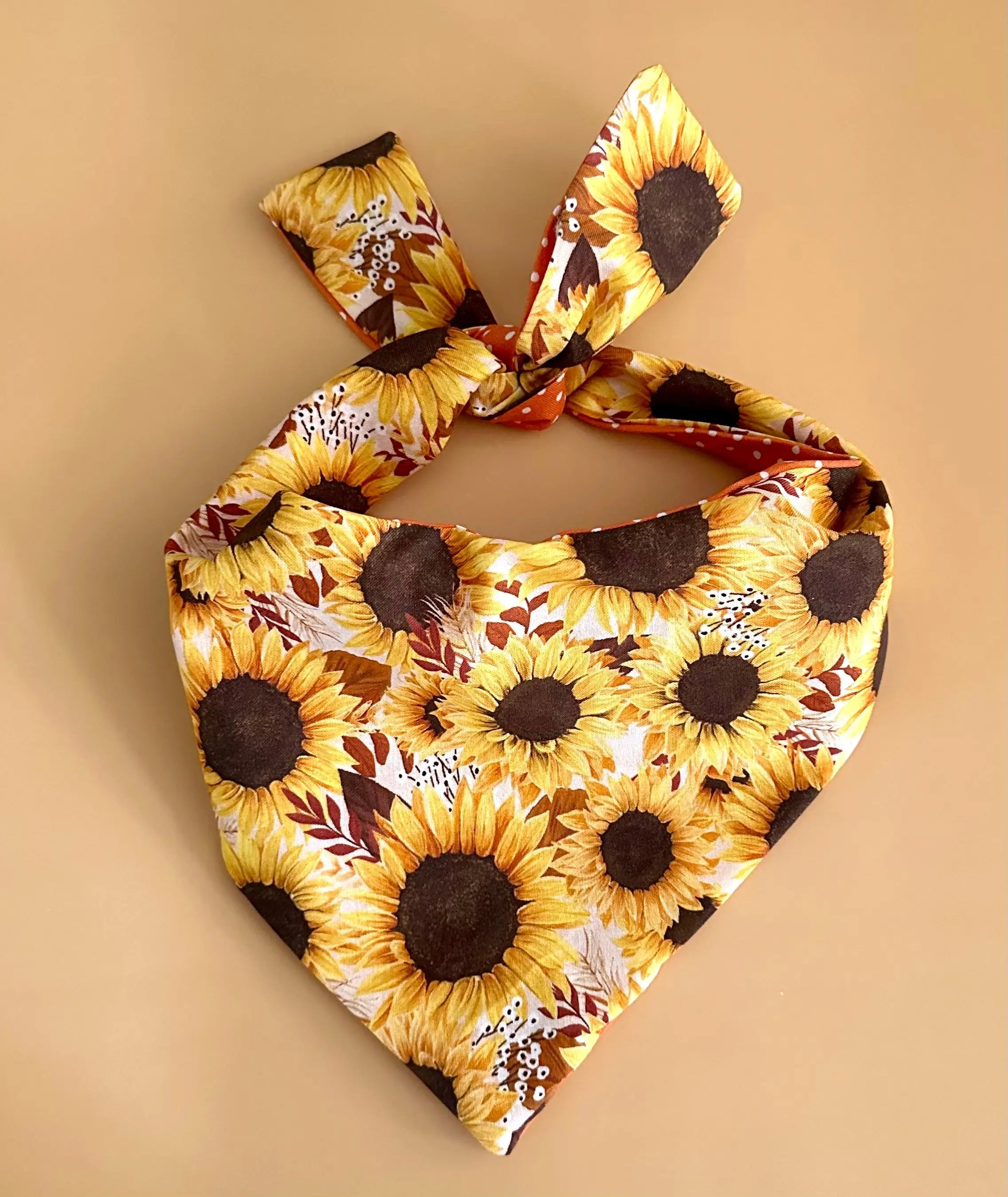 Sunflower Dog Bandana - FurvanaWell