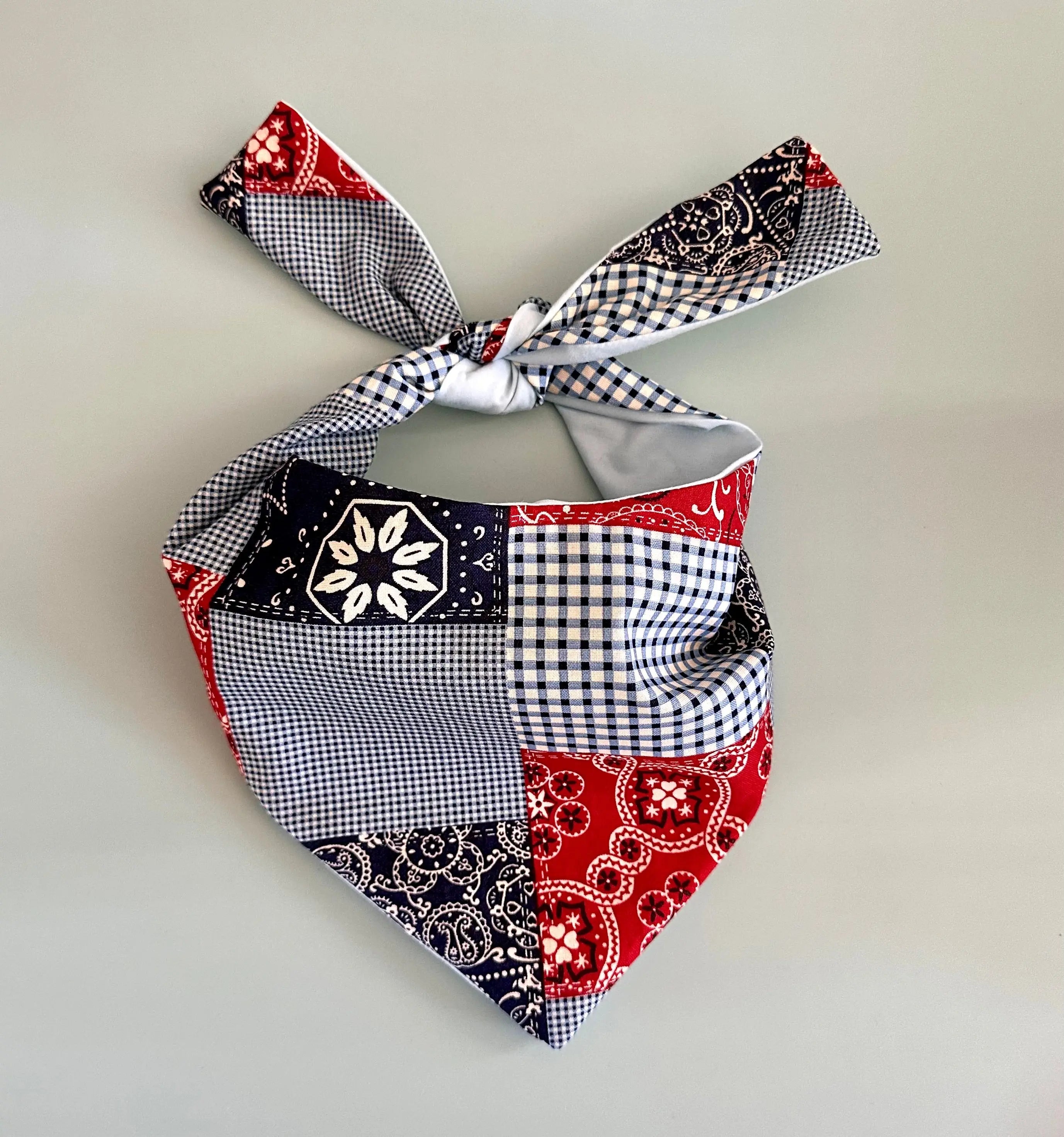 Patchwork Dog Bandana - FurvanaWell