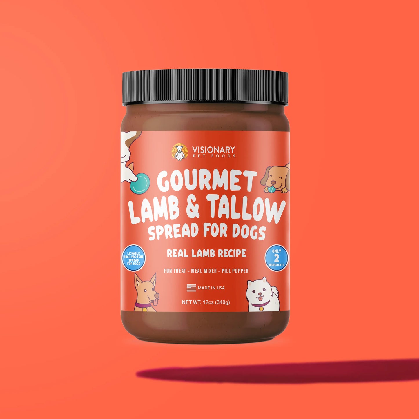 Lamb and Beef Tallow Meat Spread | NEW 12oz Jar - FurvanaWell