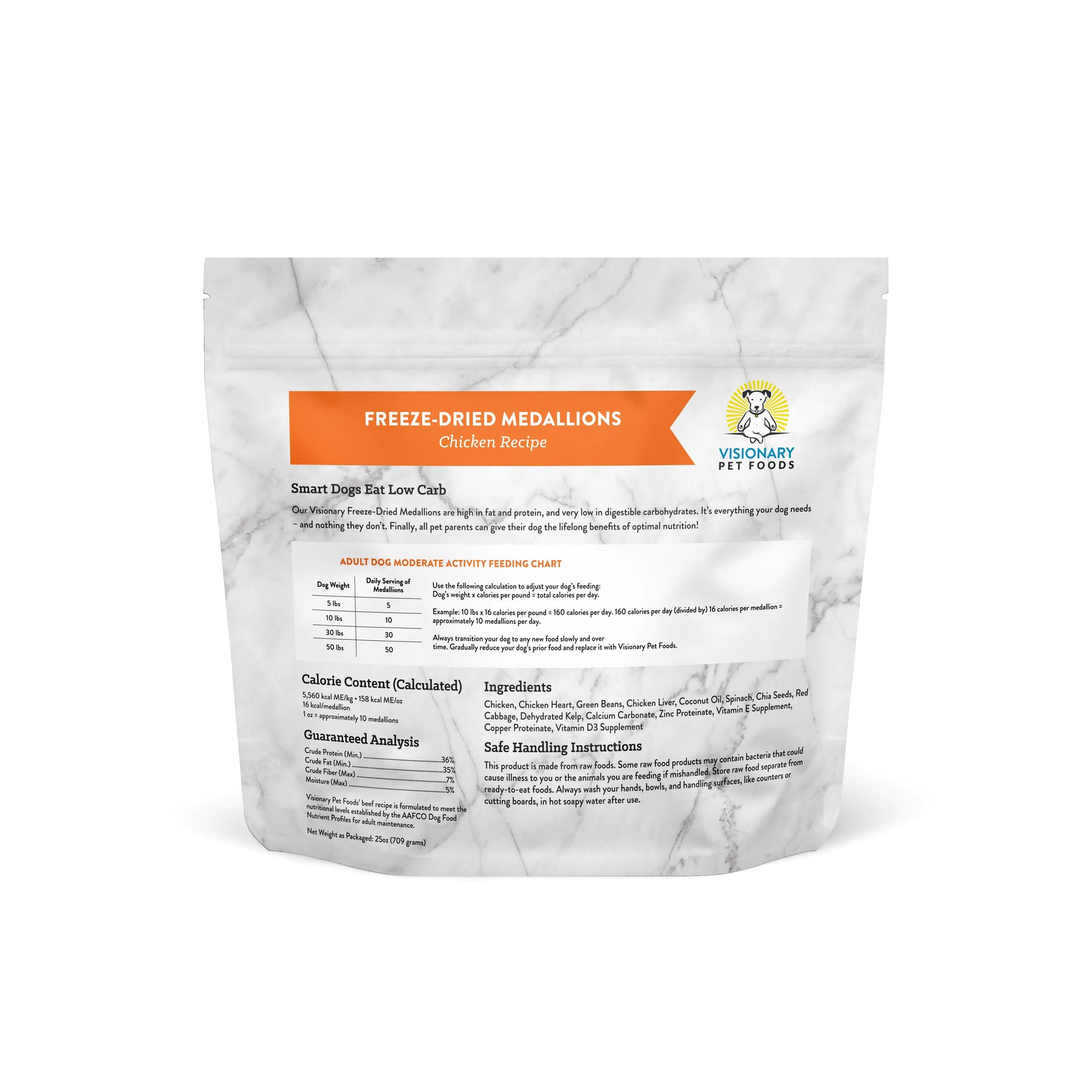 Furvanawell Freeze Dried Food|  - Chicken Recipe | 25oz Bag - FurvanaWell