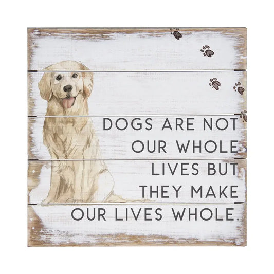Dog pallet painting