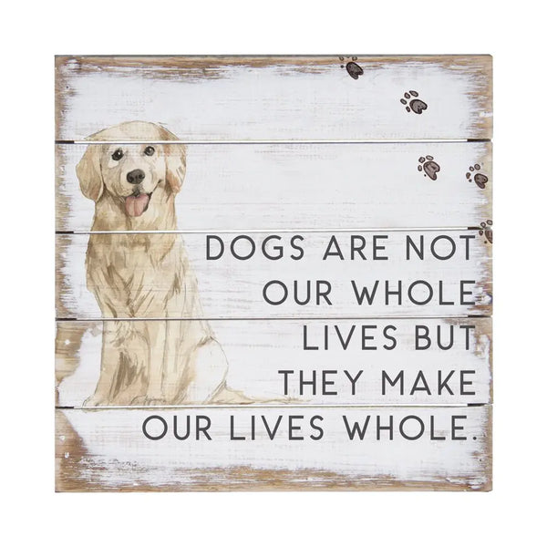 Dog pallet painting