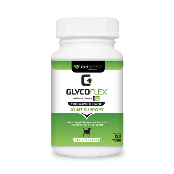 VetriScience GlycoFlex 2 Joint Supplement for Dogs (120 chewable tablets)