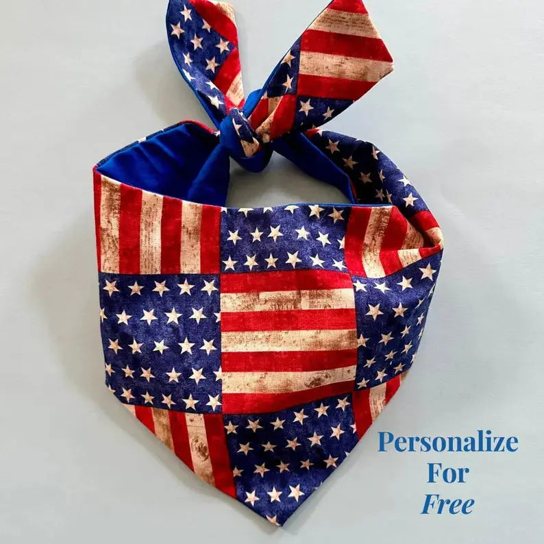 USA Dog Bandana - FurvanaWell