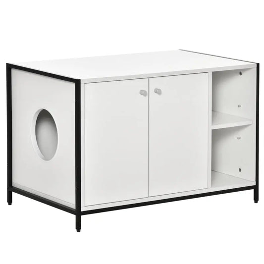 Hidden Cat Litter Box Enclosure