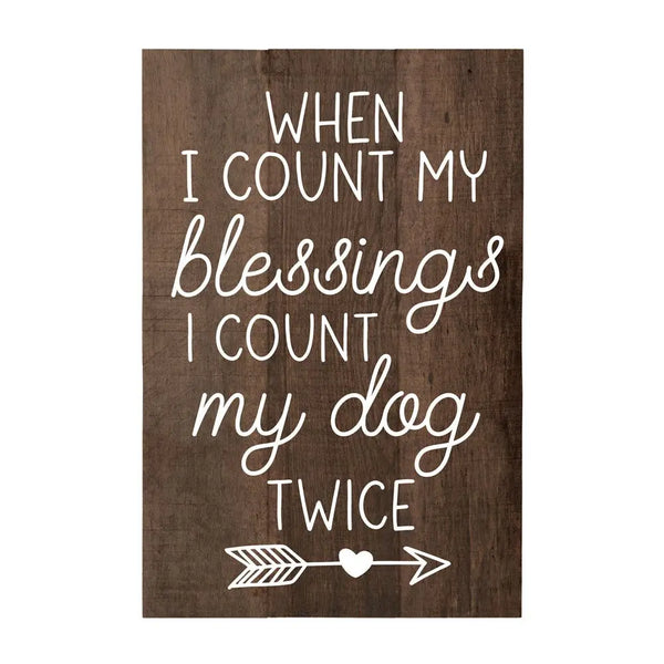 Pallet dog saying