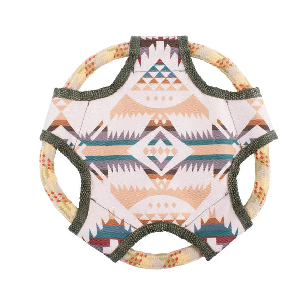 Pendleton Flying Disc Rope Dog Toy - FurvanaWell
